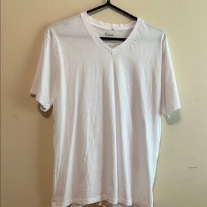 Organic Basics White Short Sleeve Tee. 100% cotton. Washed but never worn.